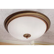 Plafoniera clasica patinata 3xE27/60W, Empire DL 7-087/3/47 PATINA/OPAL-MATT Orion